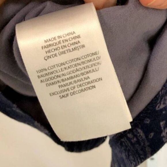 Men's Paisley Navy/Grey Polo By Polo Ralph Lauren Size M - Picture 5 of 7